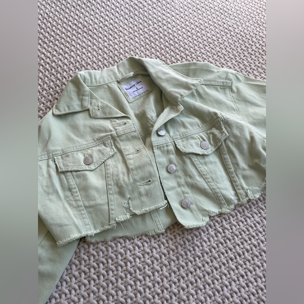NWT -  Denim Cropped Jacket